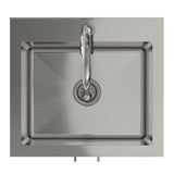 Modern Shaker All-In-One Laundry Utility Sink And Cabinet With Pull-Out Faucet