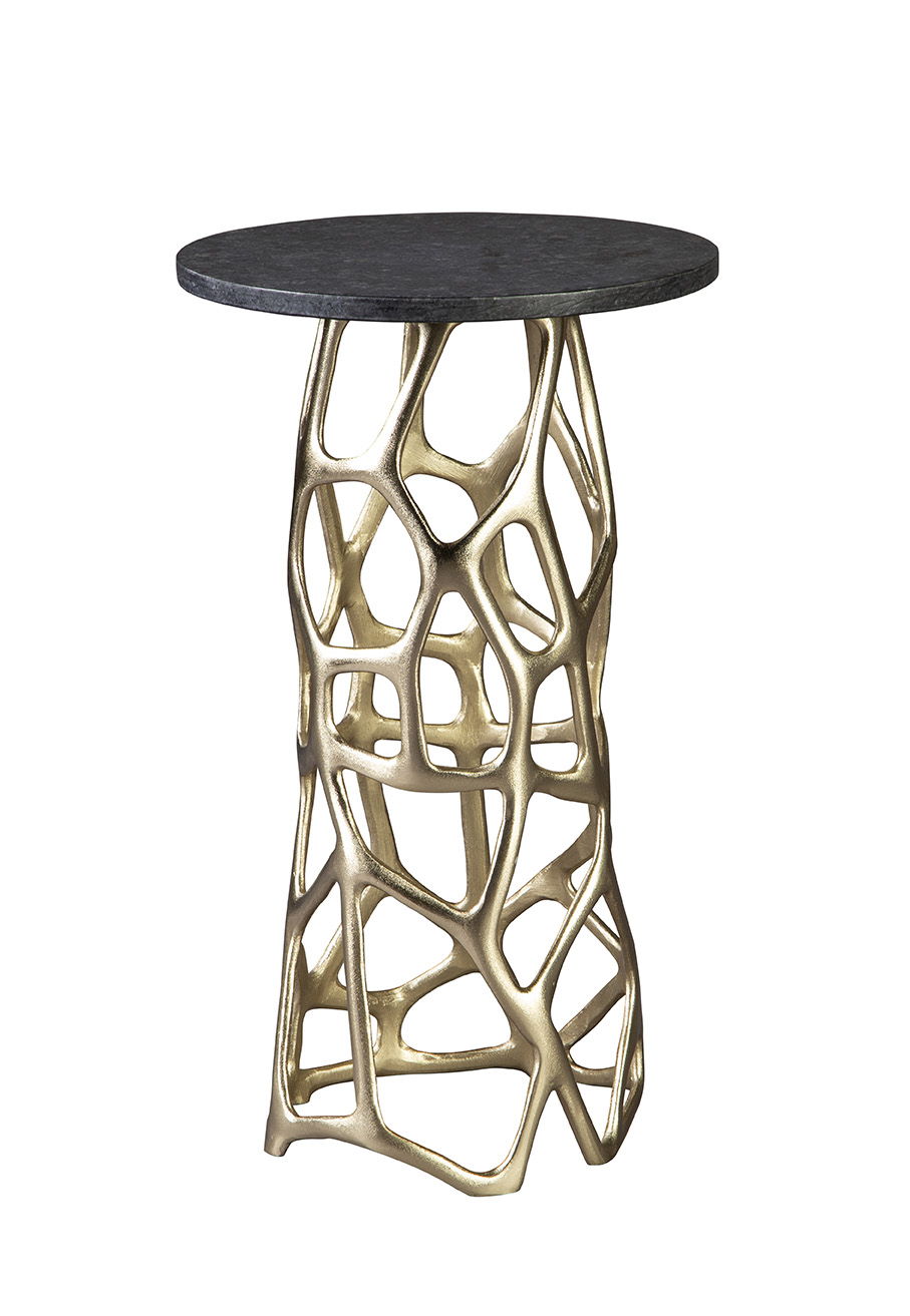 Clairmont - End Table - Gold