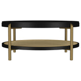 Benson - Round Table With Storage Shelf