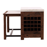 Russel - Island - Dark Brown / Beige