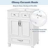 Bathroom Vanity With Sink, Storage Cabinet