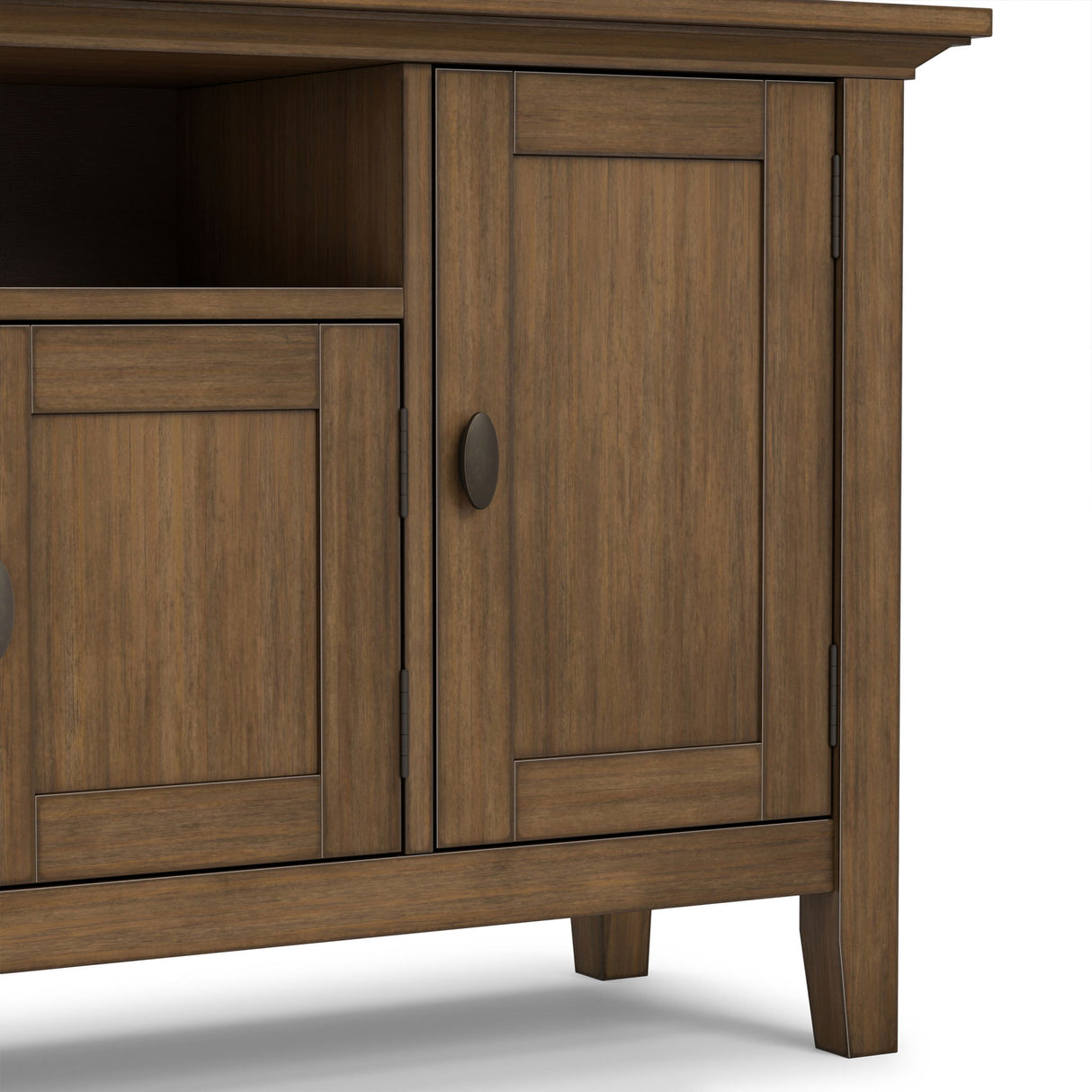 Redmond - TV Media Stand - Rustic Natural Aged Brown