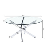 Round Table With Angular Slanted Legs