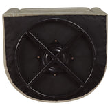 Swivel Armchair With Barrel-Back Design