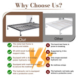 Queen Murphy Bed, Foldable Wall Bed, Space Saving Design For Bedrooms - White