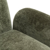 360° Swivel Accent Chair For Living Room - Olive Green