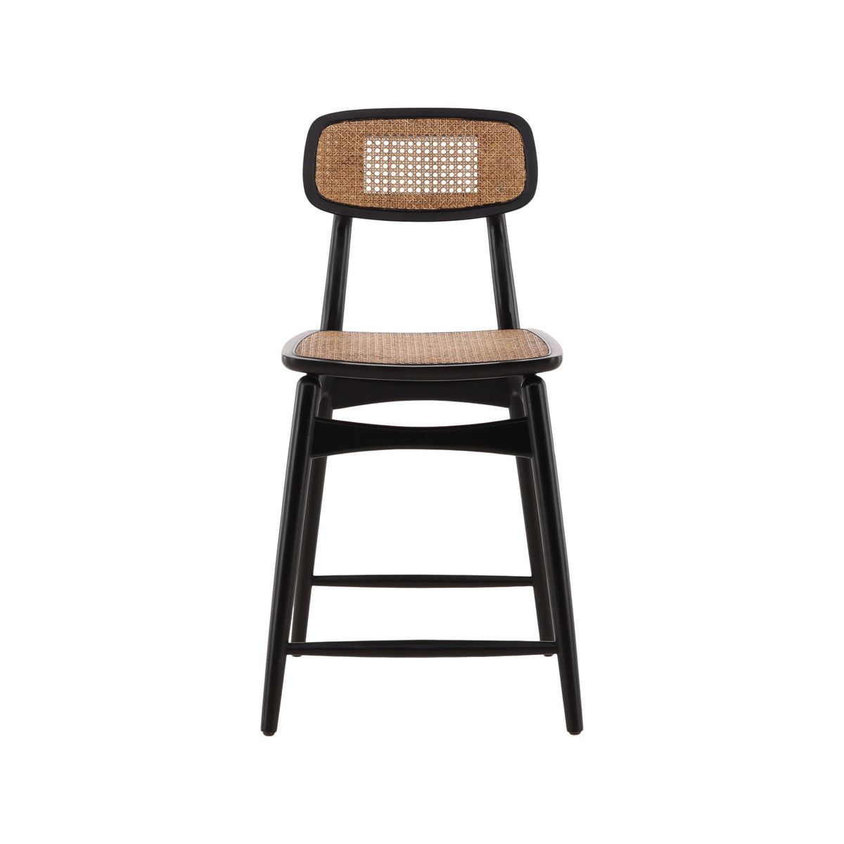 Macie - Counter Stool - Black / Light Brown