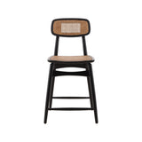 Macie - Counter Stool - Black / Light Brown