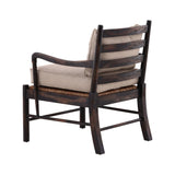 Paxton - Occasional Chair - Dark Brown / Beige