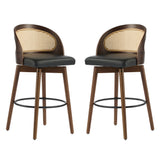 Como - Indoor Wood Barstool (Sey of 2)