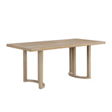 Modern Dining Table Solid Wood