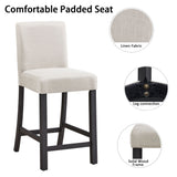 5 Piece Counter Height Table Set With 4 Chairs