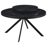 Shayne - Round Top Coffee Table With 2 Tier Design