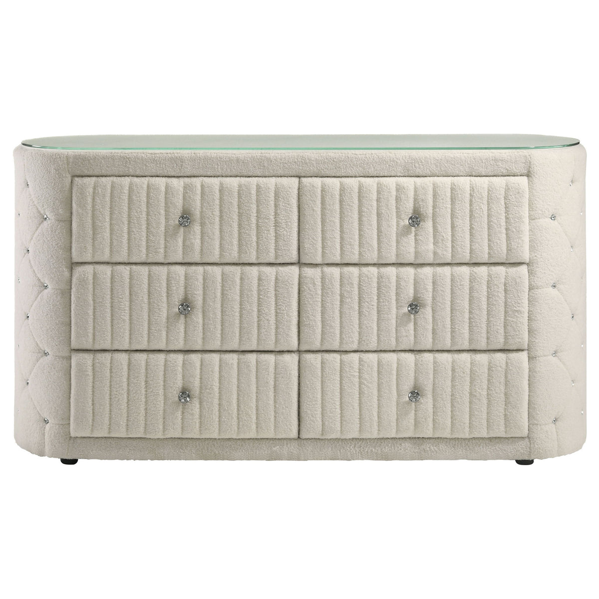 Santiago - 6 Drawer Dresser - Ivory