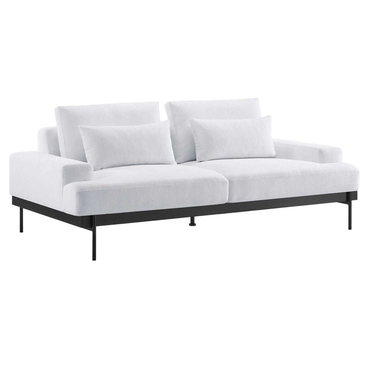 Fabric Upholstered Sofa with Modern Minimalism - Living Room Furniture available at Alpine Outlets in Denver