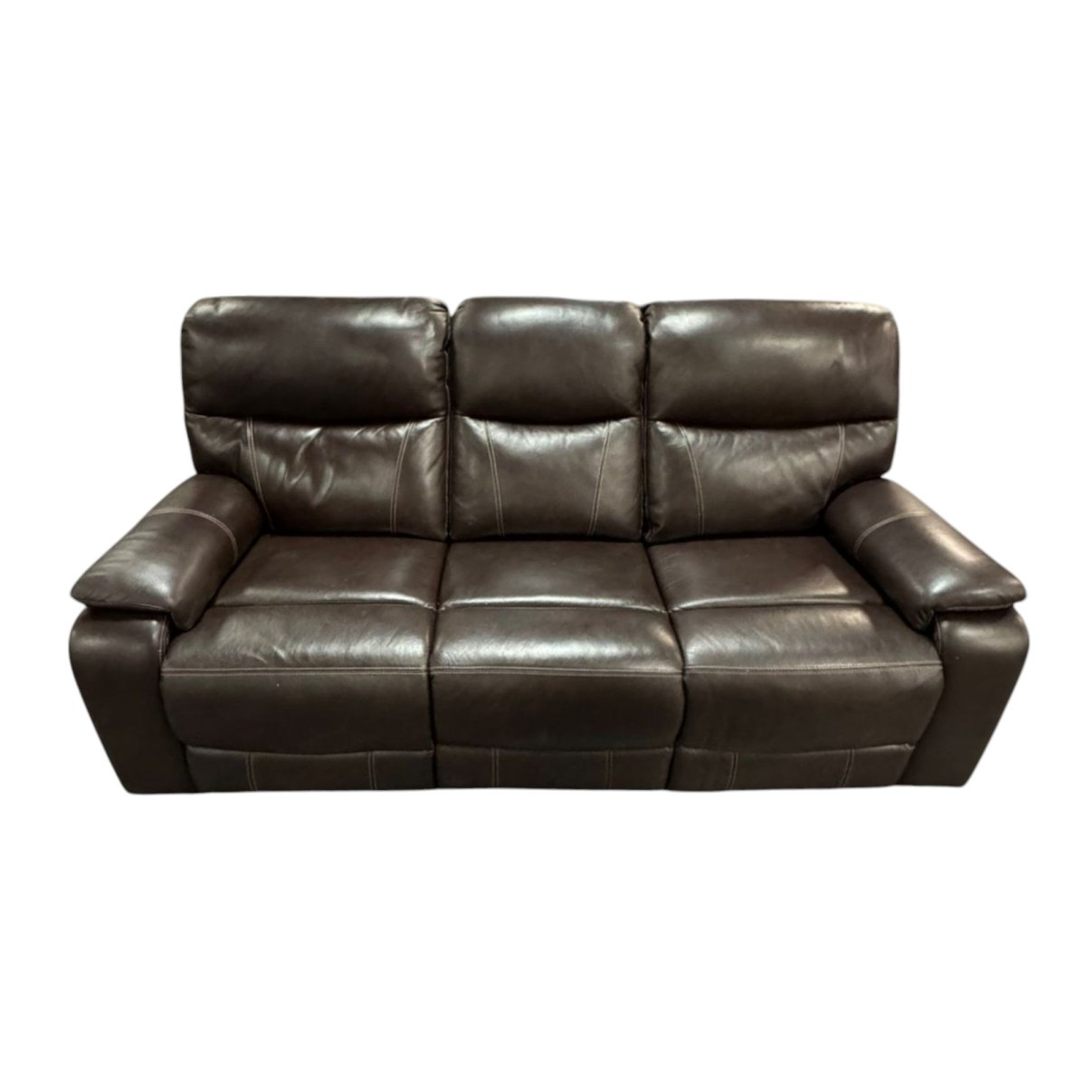 Fallon Leather Power Reclining Sofa (ID L023678) - Furniture available at Alpine Outlets in Denver