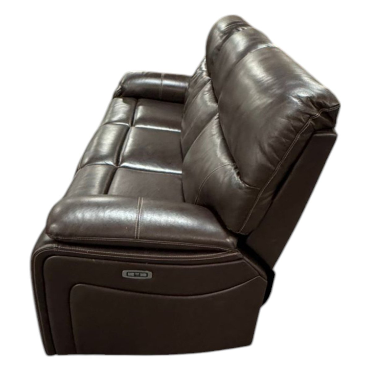 Fallon Leather Power Reclining Sofa (ID L023678) - Furniture available at Alpine Outlets in Denver