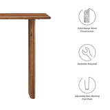 Farmhouse Mango Wood Console Table – Natural 46 Inch - Ottomans available at Alpine Outlets in Denver