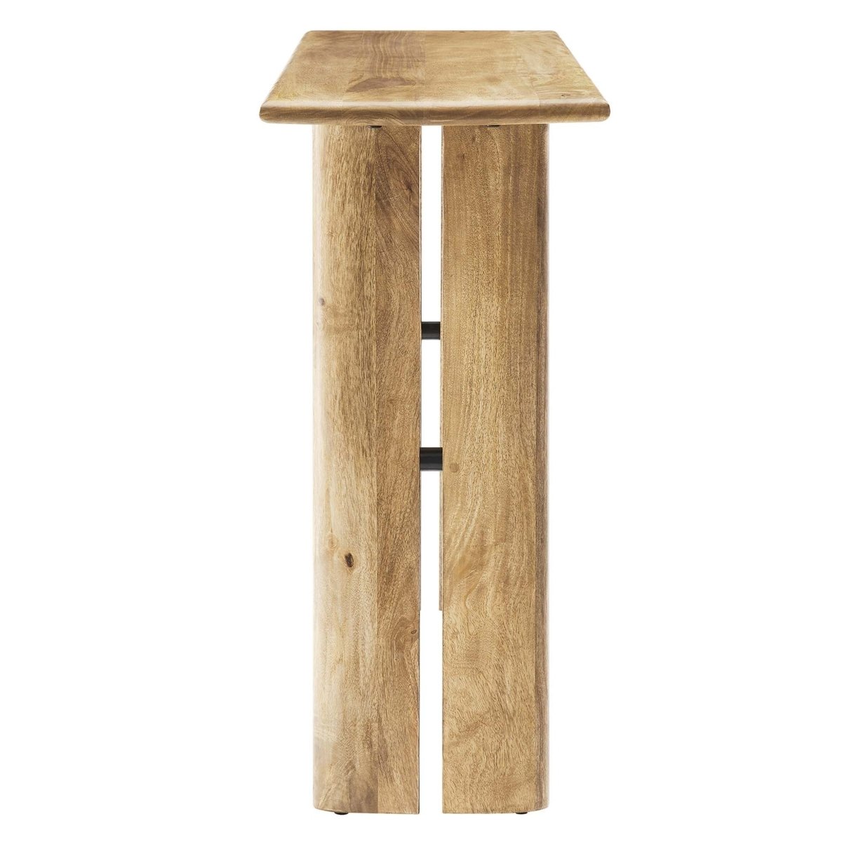 Farmhouse Mango Wood Console Table – Natural 46 Inch - Ottomans available at Alpine Outlets in Denver