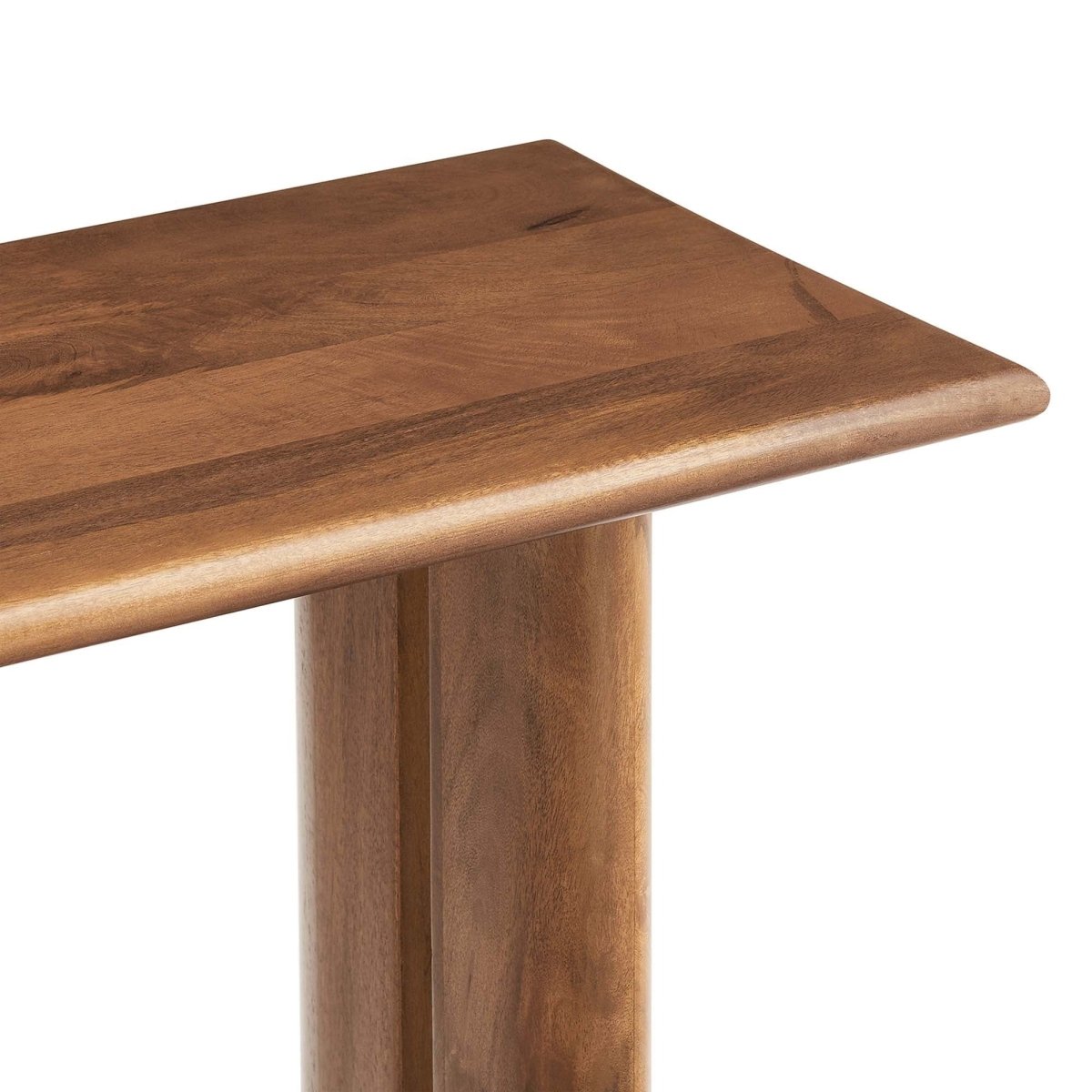 Farmhouse Mango Wood Console Table – Natural 46 Inch - Ottomans available at Alpine Outlets in Denver