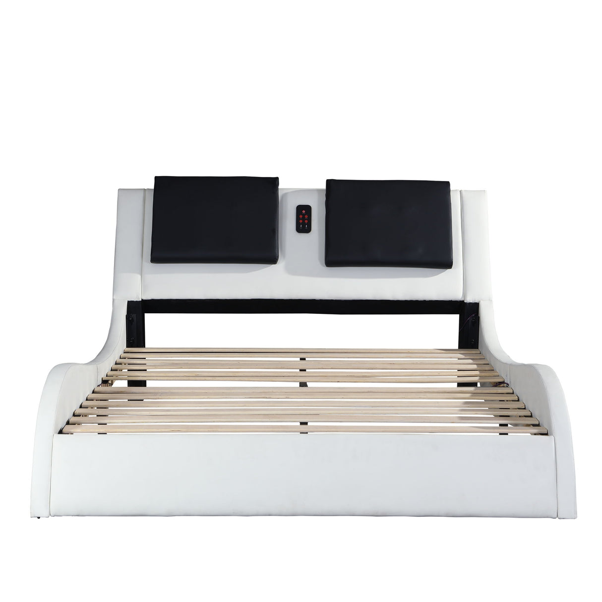 Platform Bed Frame With LED Lighting, tooth Music, Vibration Massage