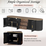 Minimalist TV Stand With 3 Drawers And 1 Shelf