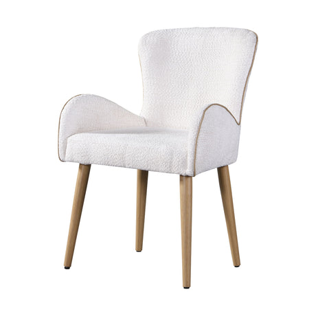 Qwin - Boucle Side Chair (Set of 2) - Beige - Chair Sets - Alpine Outlets