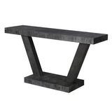 Vintage Distressed Wood Entryway Bench With 2 Tier Storage Cabinet