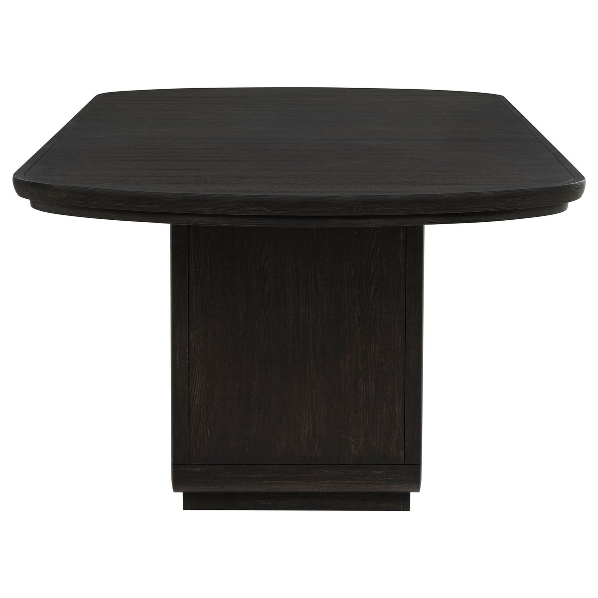 Bangor - Extension Dining Table With Pedestal Base - Black