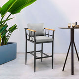 Orlando - Outdoor Patio Bar Stool With Cushions