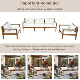 3 Piece Outdoor Sectional Sofa Set