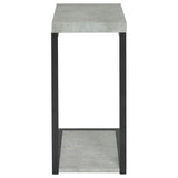 Snack Table With Industrial Base