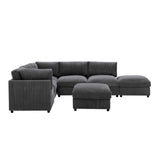 Modern Reversible Modular Sectional