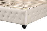 Sophia - Crystal Tufted Upholstered Bed