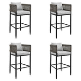 Alegria - Outdoor Patio Counter Height Bar Stool Set of 2