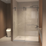 Frameless Sliding Bathtub Door With Frame