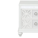 Abigale - 2 Drawer Nightstand With LED - White