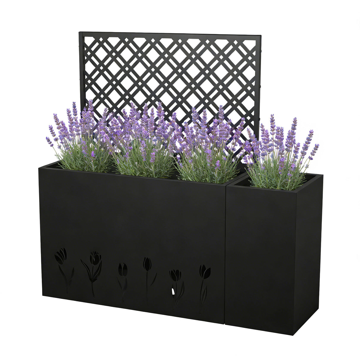 Tall Planter Raised Garden Bed With Trellis