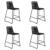 Shasta - 30" Outdoor Metal And Rope Stackable Barstool
