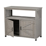 Patio Bar Table Set With Storage