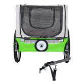 Large Folding Bike Trailer For Dogs - Green