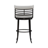 Telia - Upholstered Swivel Bar Height Barstool