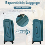 Softside Luggage Expandable Set & Duffel Bag Upright Spinner