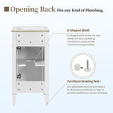 French Style Bathroom Vanity With Sink