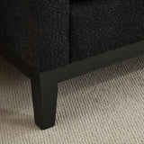 Upholstered End Of Bed Bench With Arms & 2 Bolsters For Bedroom