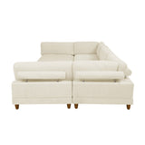 Modern Modular Sectional With Adjustable Back Support