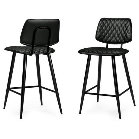 Raya - Upholstered Counter Height Stool (Set of 2) - Stool Sets - Alpine Outlets