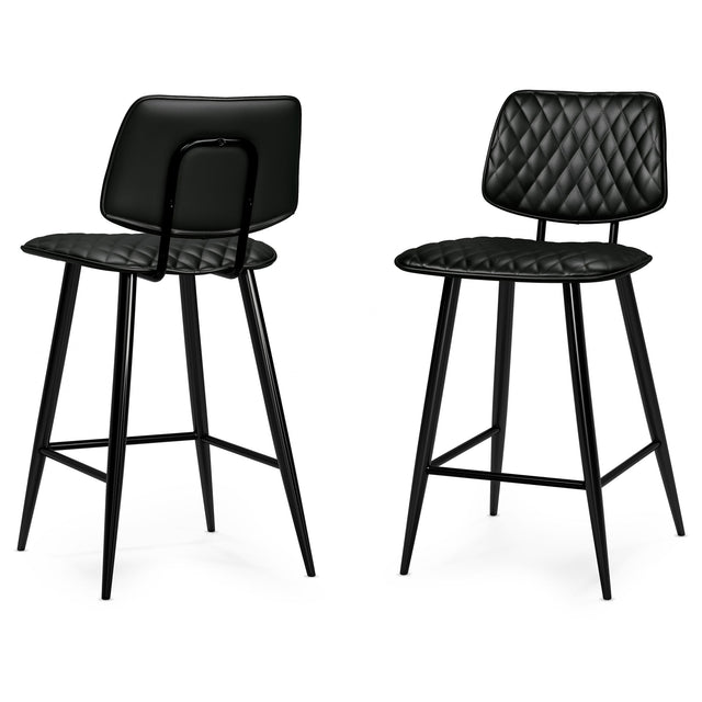 Raya - Upholstered Counter Height Stool (Set of 2) - Stool Sets - Alpine Outlets