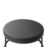 Forma - 4 Piece Occasional Set (1 Coffee, 1 Large End Table & 1 Stool, 1 Small End Table) - Black / White / Gray