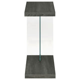 Sampson - C Shaped Side Table - Gray